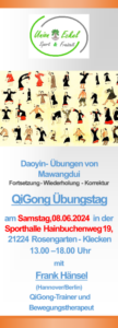 QiGong Übungstag am 08.06.2024 Flyer